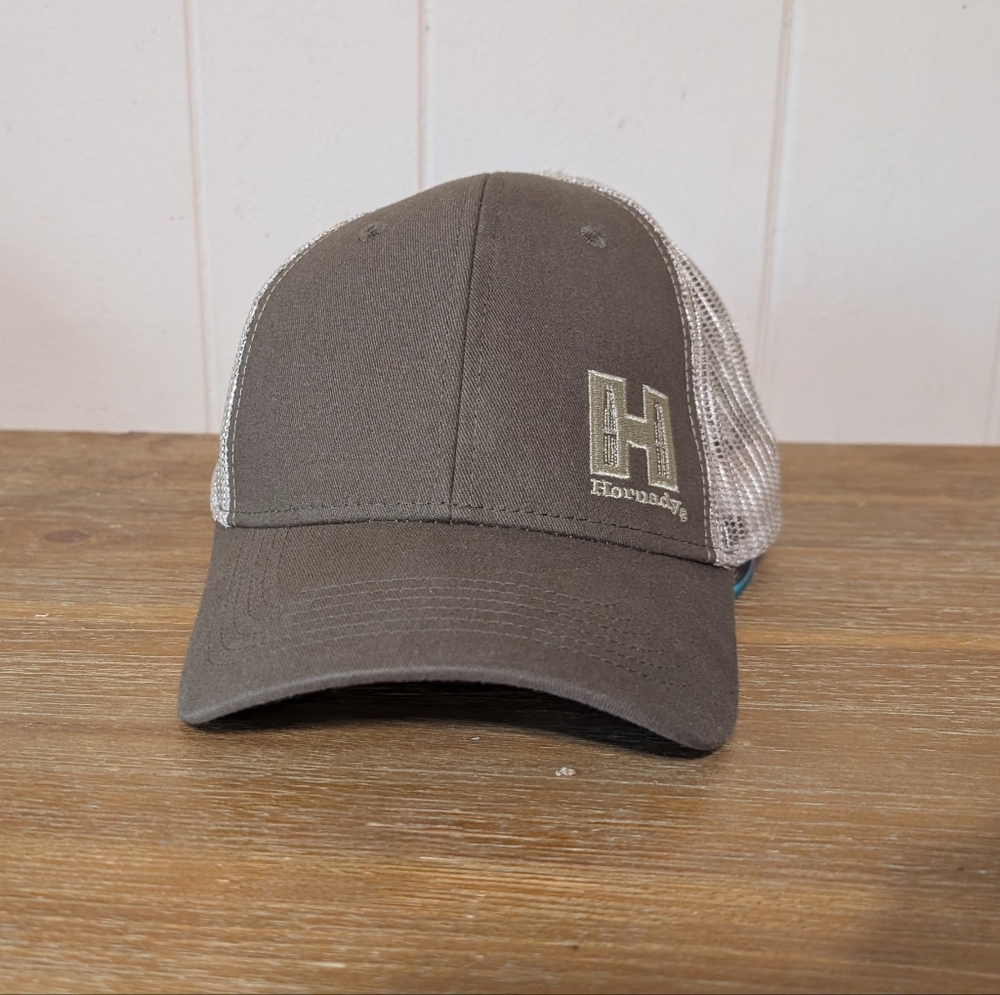 Hornady Trucker Hat Brown Mesh Snapback Hunting Outdoor Cap Adjustable